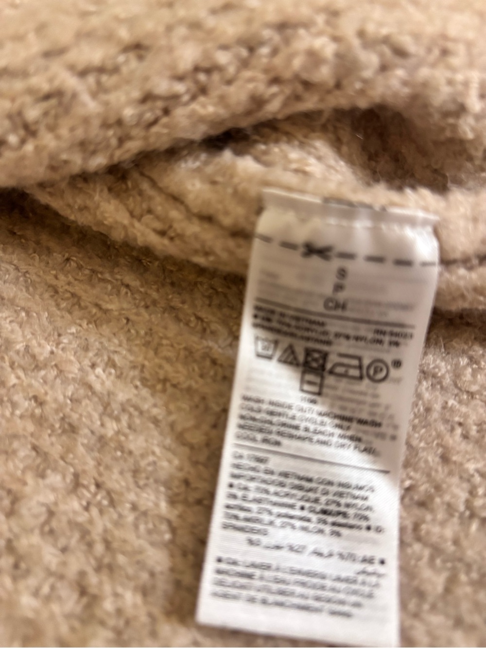 Old Navy Cozy Open-Front Cardigan - Light Beige - Picture 6 of 11